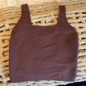Abercrombie & Fitch brown tank